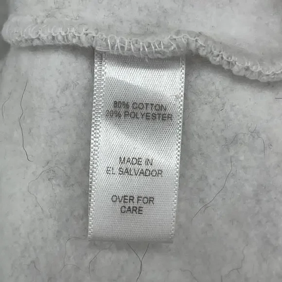 UNIVERSITY OF VERMONT Hoodie Womens M Catamounts Cropped Cutout Fleece Gray - Picture 10 of 15